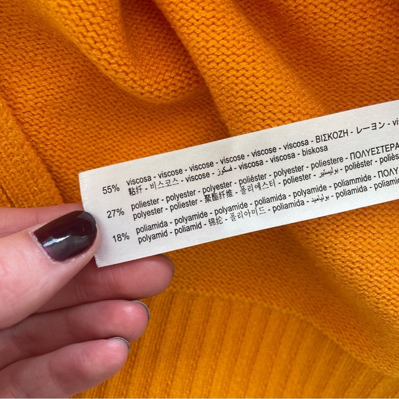 Orange Zara Knit Sweater - Picture 4 of 5